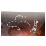 two Sterling Silver .925 Necklaces