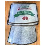 Galvanized Christmas Tree Skirt