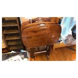 3 Wooden TV Trays