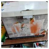 Mainstays Drinking glass set missing 1 glass