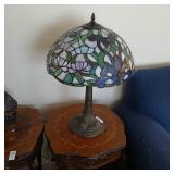 Tiffany style stained glass lamp