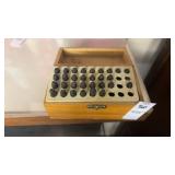 Set of Letter Punch Stamps