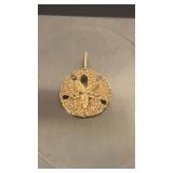 14k Gold Seashell Pendant