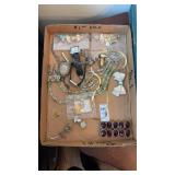Tray Lot of Assorted Costume Jewelry