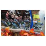 7pc wood set and wine racks