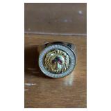 Heavy Stainless Steel Lion Ring