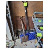Assortment of shovels