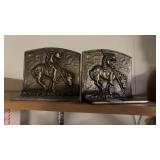 Brass Jockey Bookends
