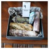 Set of 8 crystals
