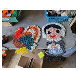 Popcorn turkey  & woman pilgrim