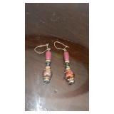 14 K Gold Marked Earrings