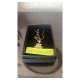 14 K Gold Best Friend Pendant and 24 Inch
