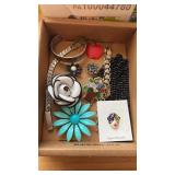Tray Lot of Assorted Costume Jewelry