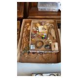 Tray Lot of Assorted Costume Jewelry