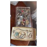 Tray Lot of Assorted Costume Jewelry