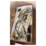 Tray Lot of Costume Jewelry