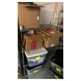 Metal Rack On Wheels NO CONTENTS