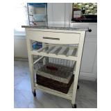 Rolling kitchen cart -23 x 34 x 16 inches