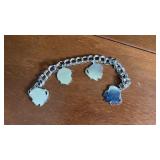 .925 Sterling Silver Charm Bracelet