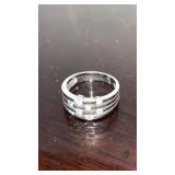 .925 Sterling Silver CZ Ring