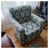 Levin furniture upholstered swivel chair