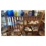 3-tier wooden shelf NO CONTENTS