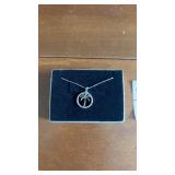 .925 Sterling Silver Palm Tree Necklace