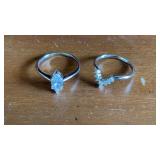 Lot of .925 Sterling Silver Rings