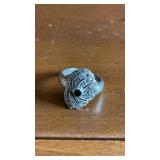 Sterling Silver .925 Black Onyx Ring Size 6.5