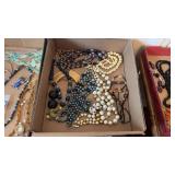Tray Lot of Assorted Costume Jewelry