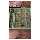 Tray Lot of Assorted Costume Jewelry