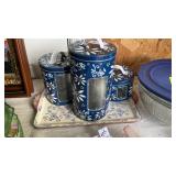 Temptations Canisters and Tray
