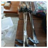 Lot of 6 3' bar clamps