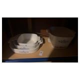 Corning Ware Blue Flower Casserole Dishes