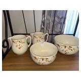 Vintage Hall China Autumn Leaf Jewel Tea ceramic