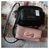 Ed Hardy purse, misc wallet lot