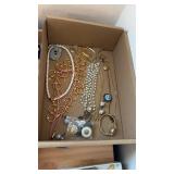 Tray Lot of Assorted Costume Jewelry