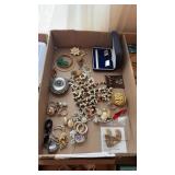 Tray Lot of Assorted Costume Jewelry
