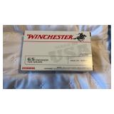 Winchester 6.5 creedmoor rounds, 20 count, 125