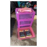 Sterilite Storage Bin and 2 RV Bumper Plugs