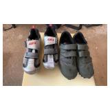 2 Pairs of Bicycle Shoes, 6.5, and 9