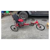 Amtryke Recumbent Bicycle with Helmet