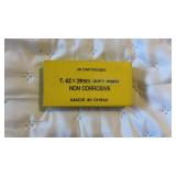7.62x39 rounds, 20 count, soft-point non