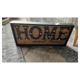 Home Sweet Home Light Up Sign