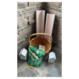 Basket, Candleholders, etc.