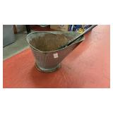 Galvanized Coal Bucket