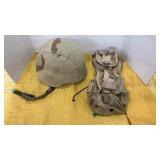 U.S. military PASGT helmet equipped with a