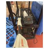 Stihl weed eater with battery and charger and