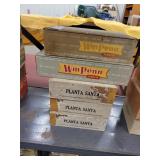 5 cigar boxes empty