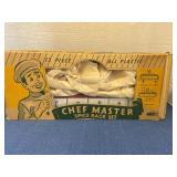 Vintage 13 piece Chef Master spice rack set with